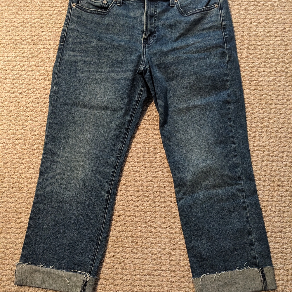 Lucky Brand Dark Blue Boyfriend Jeans